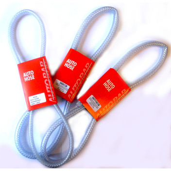 13MM CLEAR OVER BRAIDED FUEL HOSE 1M
