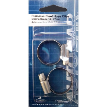 MARINE GRADE S/S CLIP 20-32MM