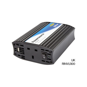 12V DC TO 240V AC 300W POWERSOURCE INVERTER WITH