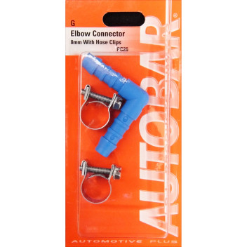 ELBOW CONNECTOR 8MM QTY 1