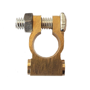 BATTERY TERMINAL - NEGATIVE (H/DUTY BRASS M6 40-6