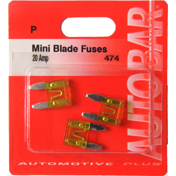 MINI BLADE FUSES - 20 AMP