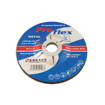 ABRACS GRINDING DISCS 115MM X 6.0MM SINGLES
