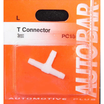 T CONNECTOR 3MM QTY 1