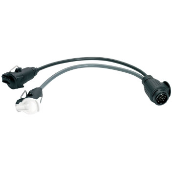 13 PIN SOCKET TO 12N & 12S PLUGS ADAPTOR