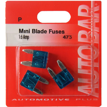 MINI BLADE FUSES - 15 AMP