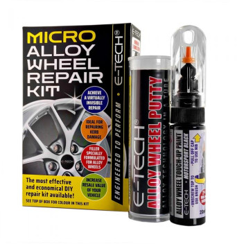 Alloy Wheel Repair Kit - Motorsport Black