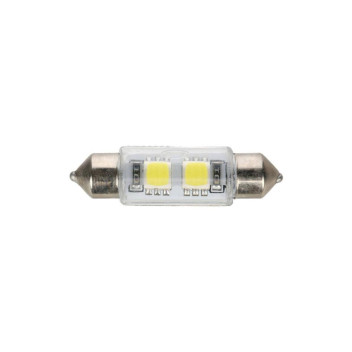 12V LED (239-C5W) 35LM 6000K ICE WHITE S8.5D 11 X