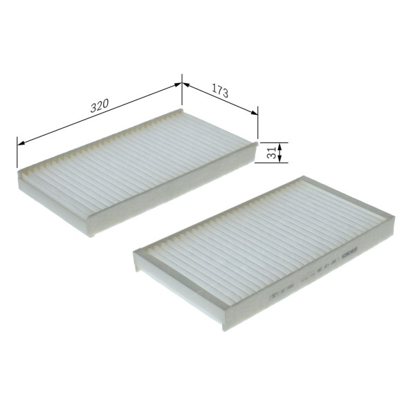 CAR CABIN FILTER M5184 image