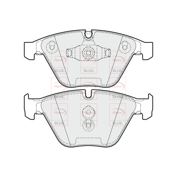 APEC BLUE BRAKE PADS (FRONT) (R90) image