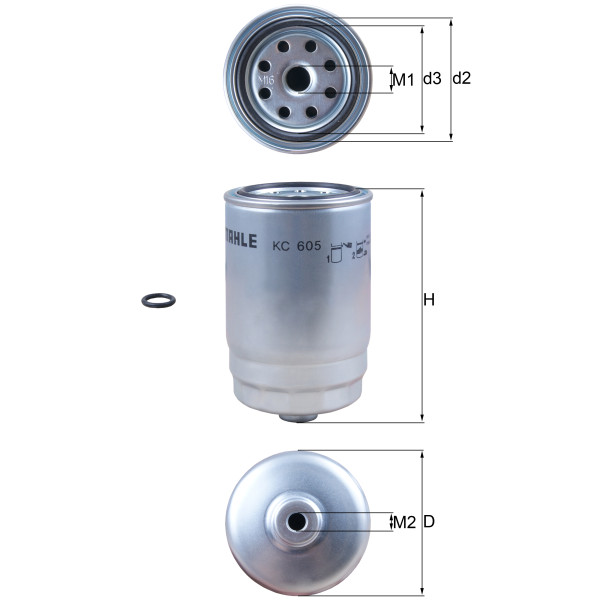 FUEL FILTER - SPIN ON image