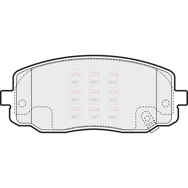 APEC BLUE BRAKE PADS (FRONT) (R90) image