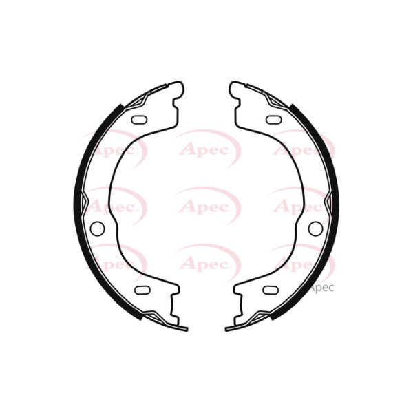 APEC BRAKE SHOES (REAR) (R90) image