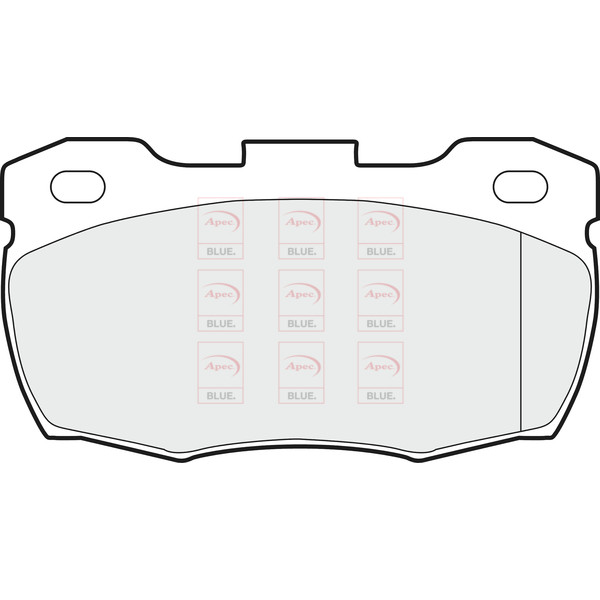 APEC BLUE BRAKE PADS (FRONT) (R90) image