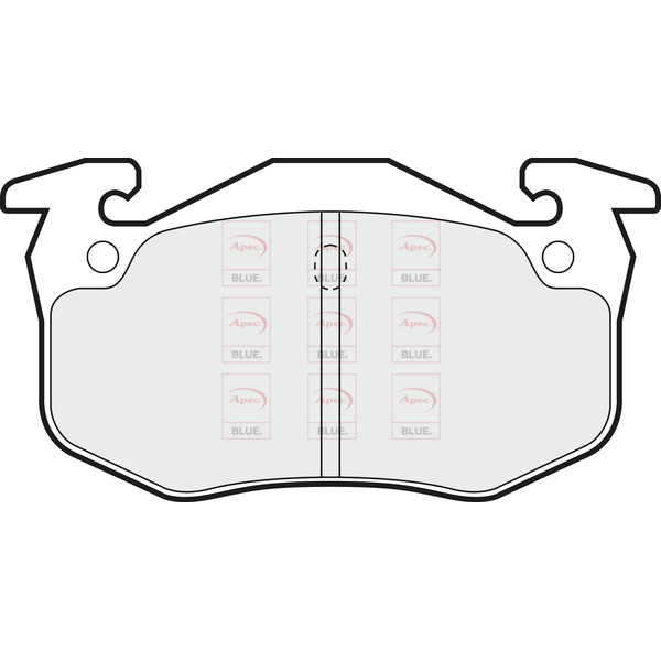 APEC BLUE BRAKE PADS (REAR) (R90) image
