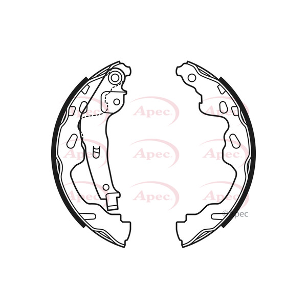 APEC BRAKE SHOES (REAR) (R90) image