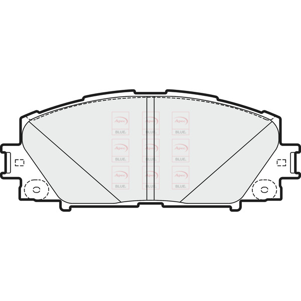 APEC BLUE BRAKE PADS (FRONT) (R90) image