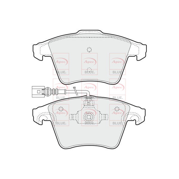 APEC BLUE BRAKE PADS (FRONT) (R90) image