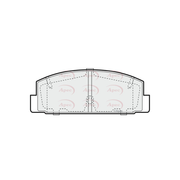 APEC BRAKE PADS (REAR) (R90) image