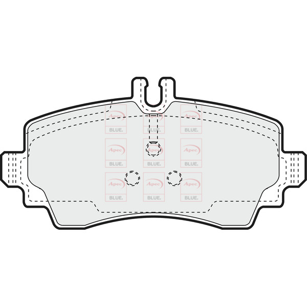 APEC BLUE BRAKE PADS (FRONT) (R90) image