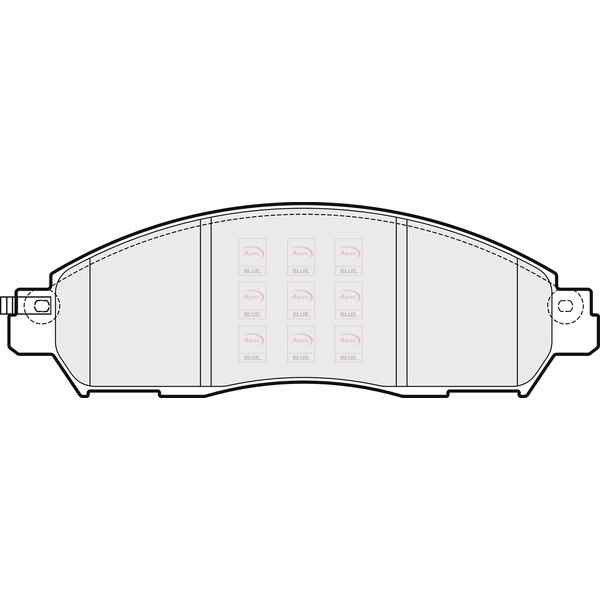 APEC BLUE BRAKE PADS (FRONT) (R90) image