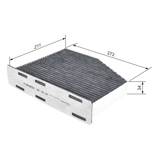 CAR CABIN FILTER R2597 image