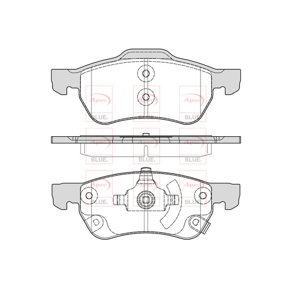 APEC BLUE BRAKE PADS (FRONT) (R90) image