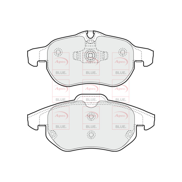 APEC BLUE BRAKE PADS (FRONT) (R90) image