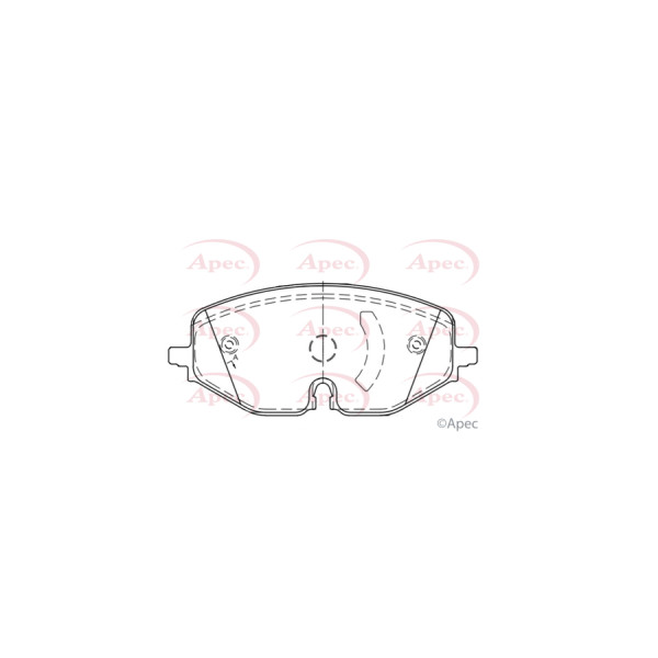 APEC BRAKE PADS (FRONT) (R90) image