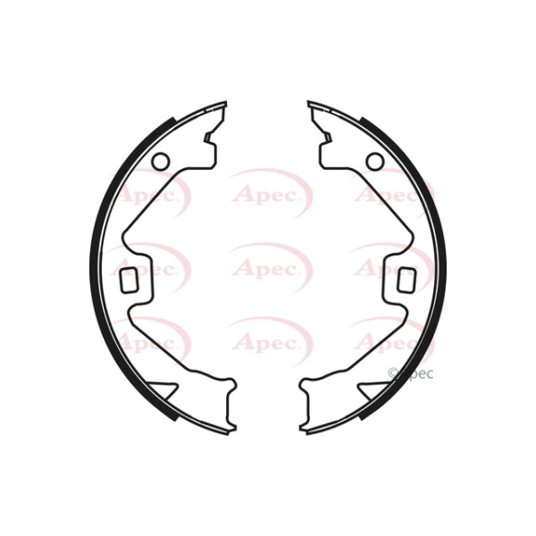 APEC BRAKE SHOES (REAR) (R90) image