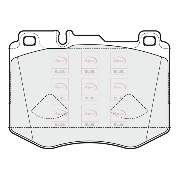 APEC BLUE BRAKE PADS (FRONT) (R90) image