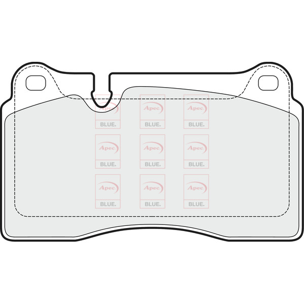 APEC BLUE BRAKE PADS (FRONT) (R90) image