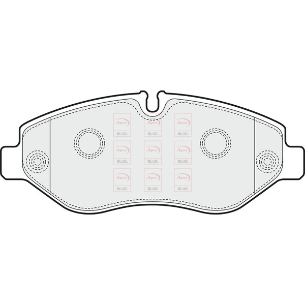 APEC BLUE BRAKE PADS (FRONT) (R90) image