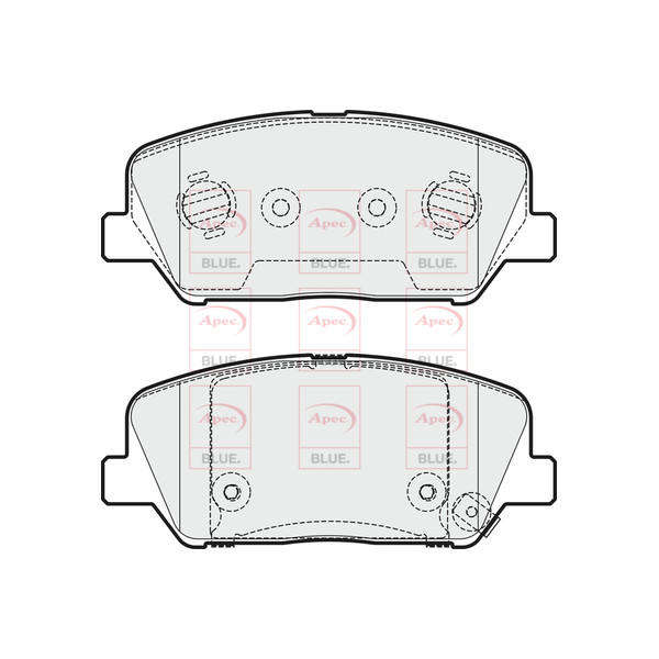 APEC BLUE BRAKE PADS (FRONT) (R90) image