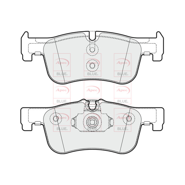 APEC BLUE BRAKE PADS (FRONT) (R90) image