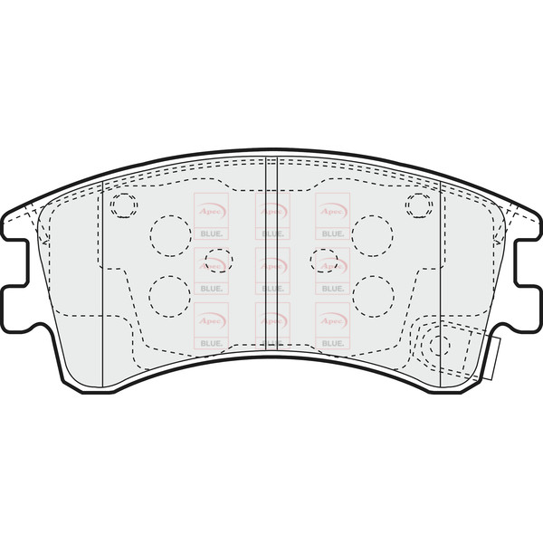 APEC BLUE BRAKE PADS (FRONT) (R90) image