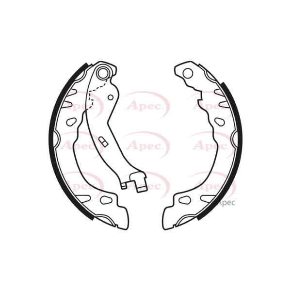APEC BRAKE SHOES (REAR) (R90) image