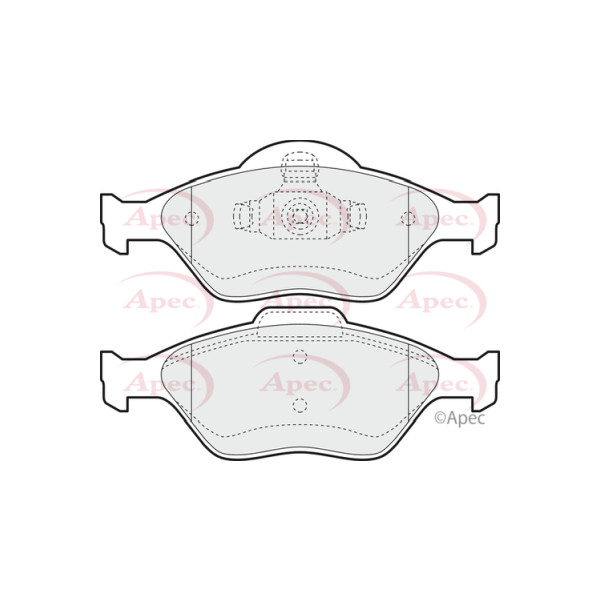 APEC BRAKE PADS (FRONT) (R90) image