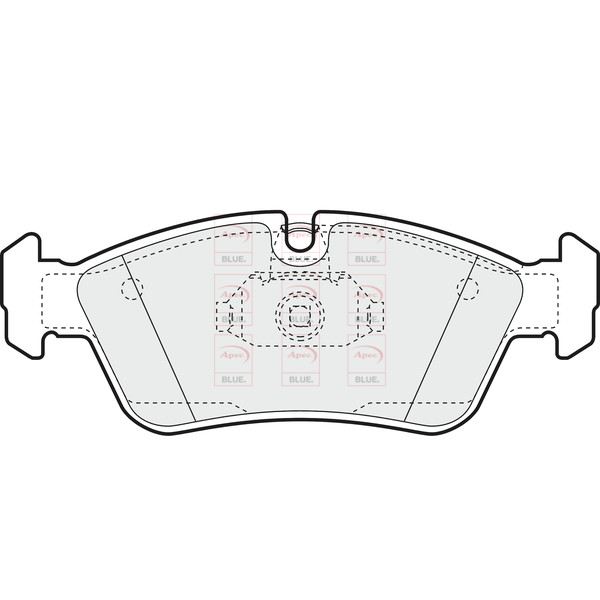 APEC BLUE BRAKE PADS (FRONT) (R90) image