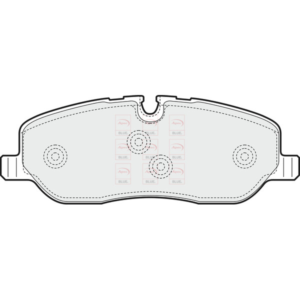 APEC BLUE BRAKE PADS (FRONT) (R90) image