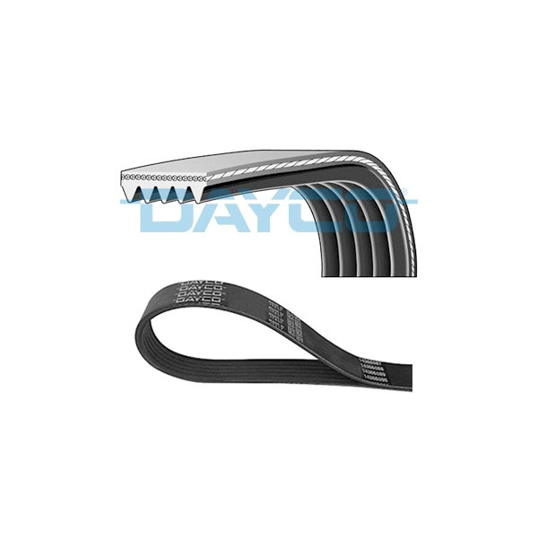 RIBBED POLY VEE AUXILIARY BELT image
