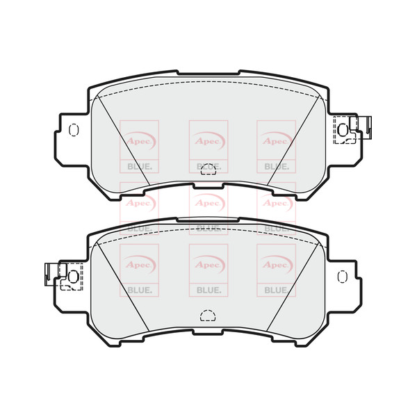 APEC BLUE BRAKE PADS (REAR) (R90) image