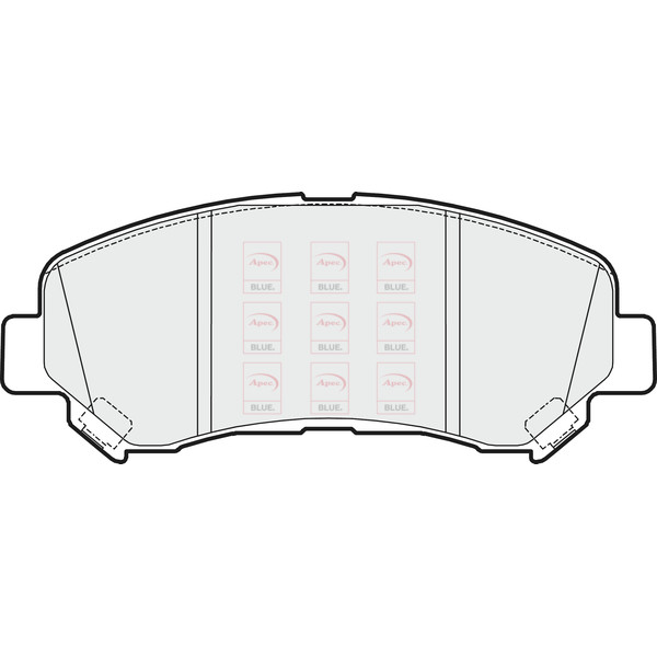 APEC BLUE BRAKE PADS (FRONT) (R90) image