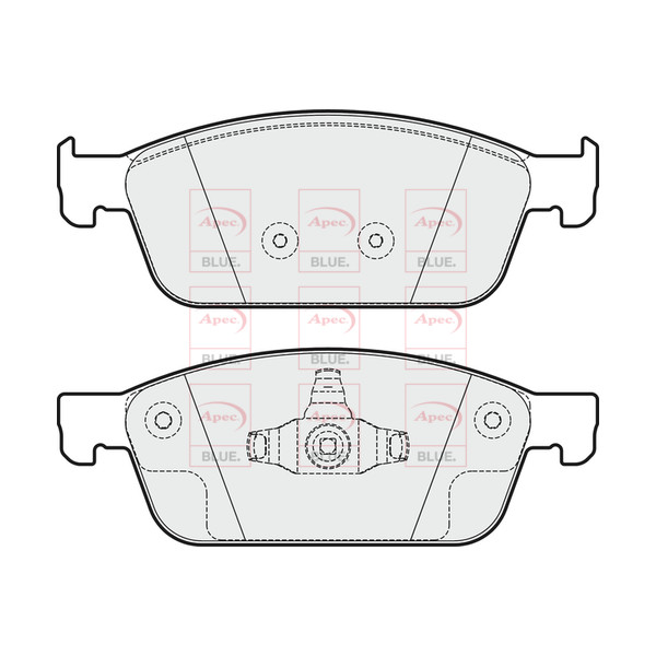 APEC BLUE BRAKE PADS (FRONT) (R90) image