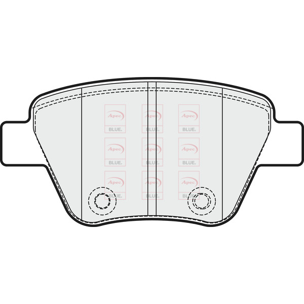 APEC BLUE BRAKE PADS (REAR) (R90) image