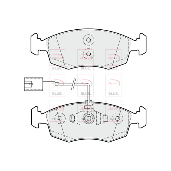 APEC BLUE BRAKE PADS (FRONT) (R90) image