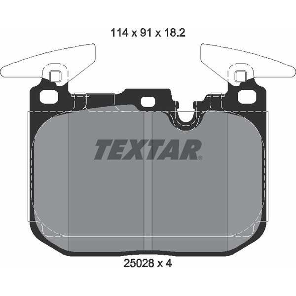 TEXTAR PC BRAKE PADS image