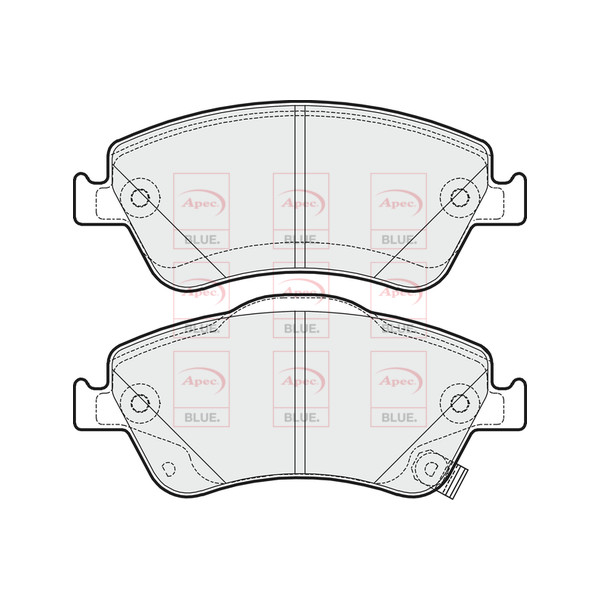 APEC BLUE BRAKE PADS (FRONT) (R90) image