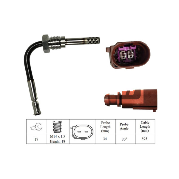 EXHAUST GAS TEMPERATURE SENSOR image