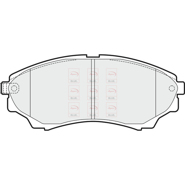 APEC BLUE BRAKE PADS (FRONT) (R90) image